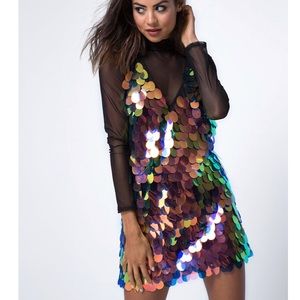 Motel rocks sequined dress NEW